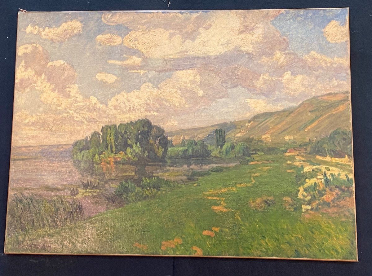 Abel Lauvray (oil On Canvas) 