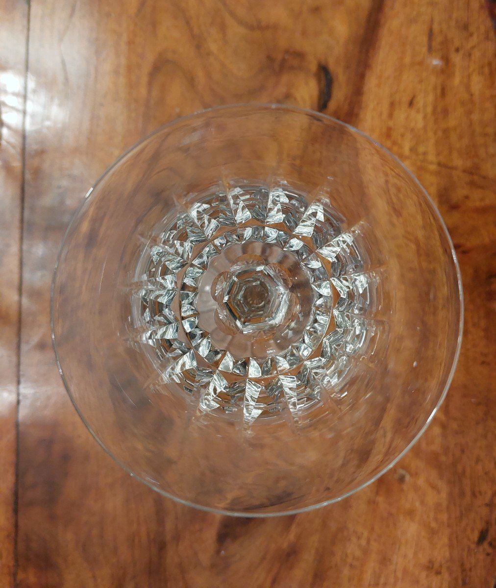 Bayel Crystal. Suite Of 9 Wine Glasses-photo-2