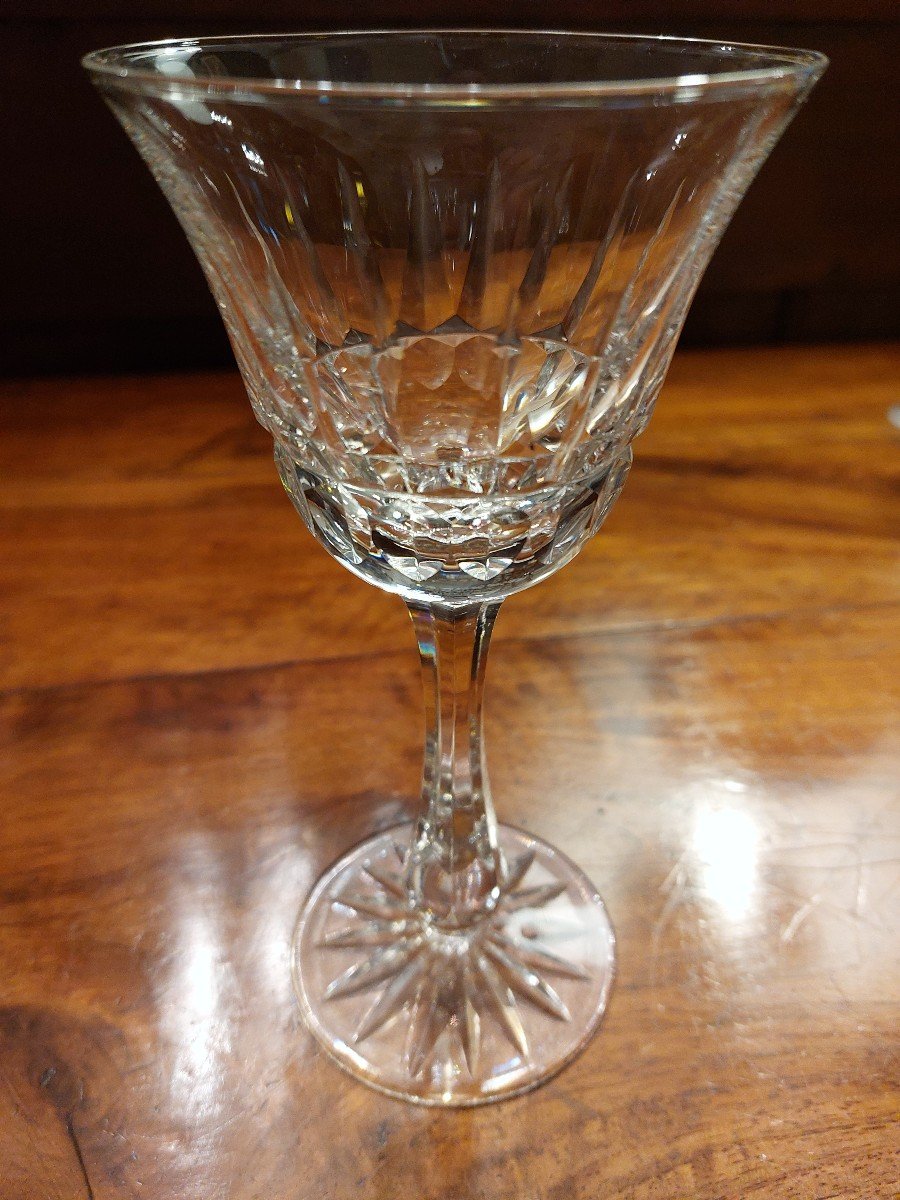 Bayel Crystal. Suite Of 9 Wine Glasses-photo-1