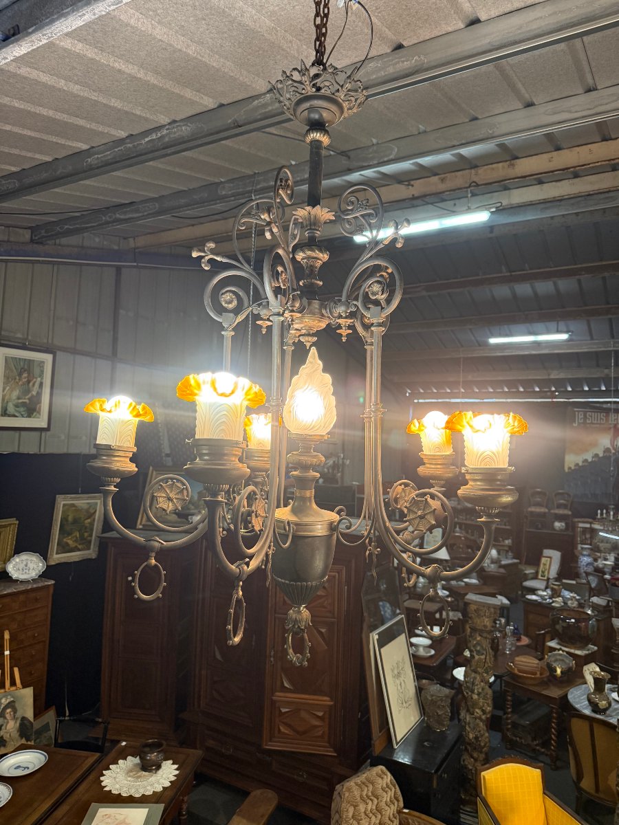 Napoleon III 6-light Chandelier-photo-2