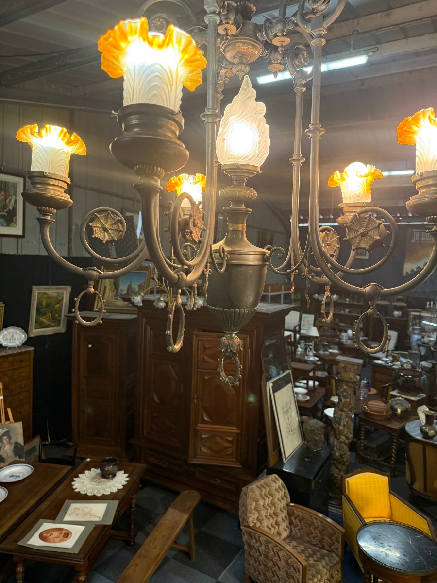 Napoleon III 6-light Chandelier-photo-4