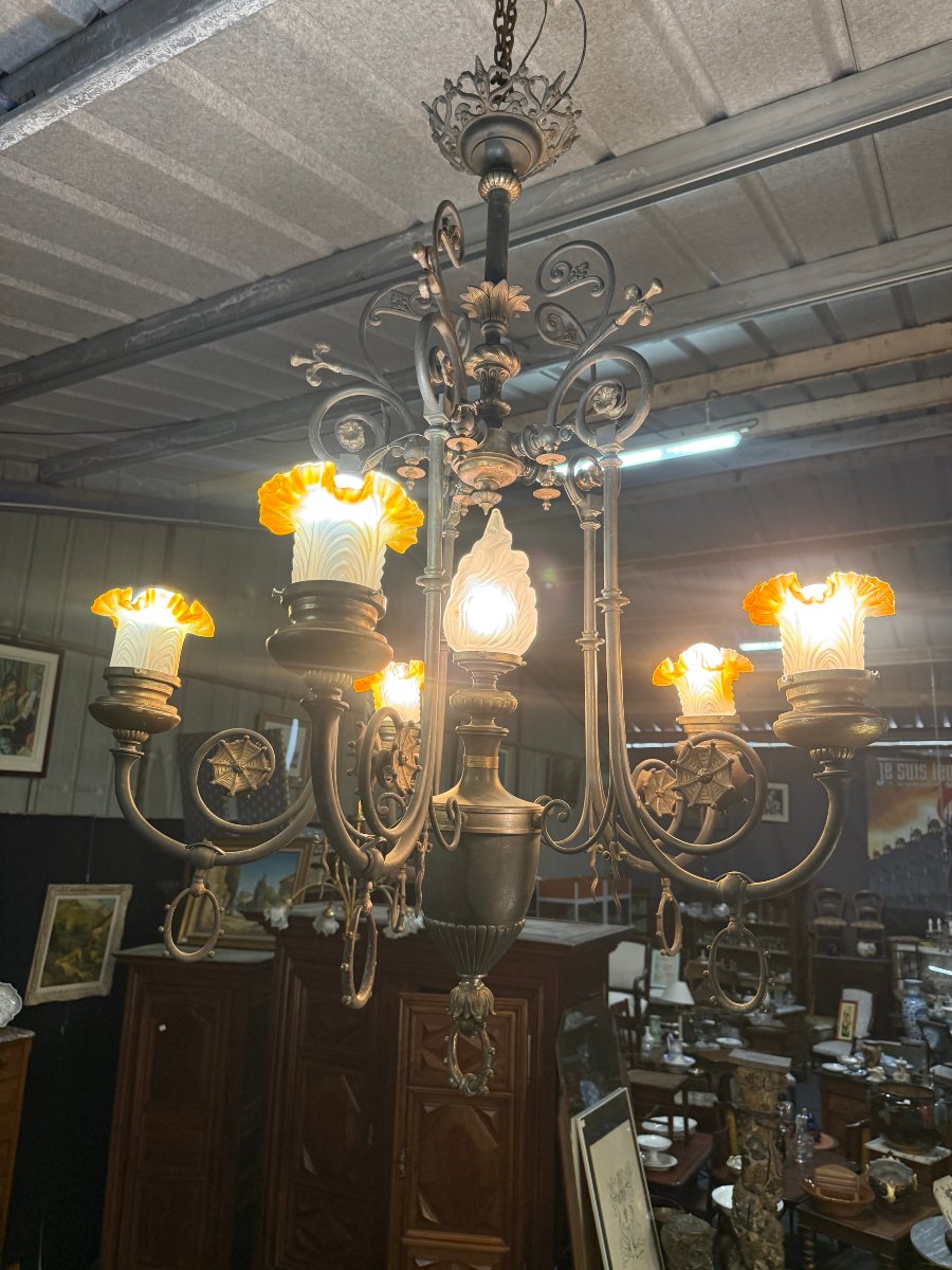 Napoleon III 6-light Chandelier-photo-2