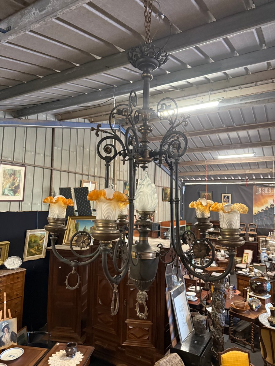 Napoleon III 6-light Chandelier-photo-3