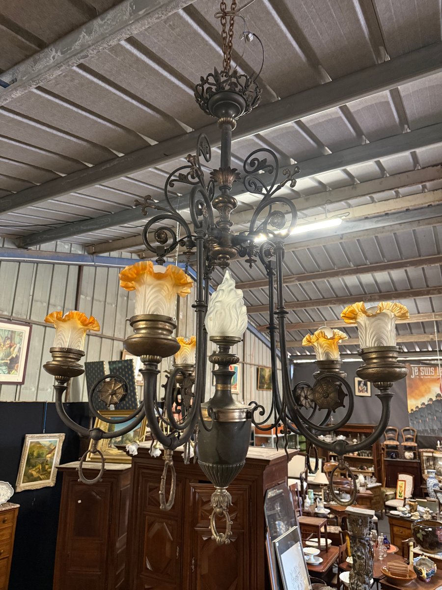 Napoleon III 6-light Chandelier-photo-5
