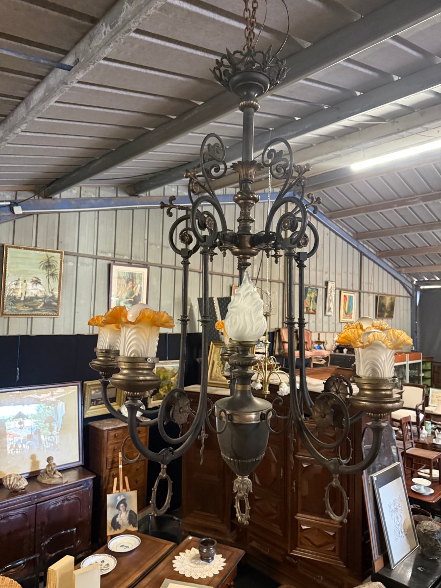 Napoleon III 6-light Chandelier-photo-6