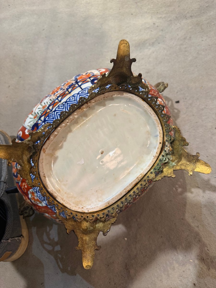 Jardinière en Imari Japon-photo-2