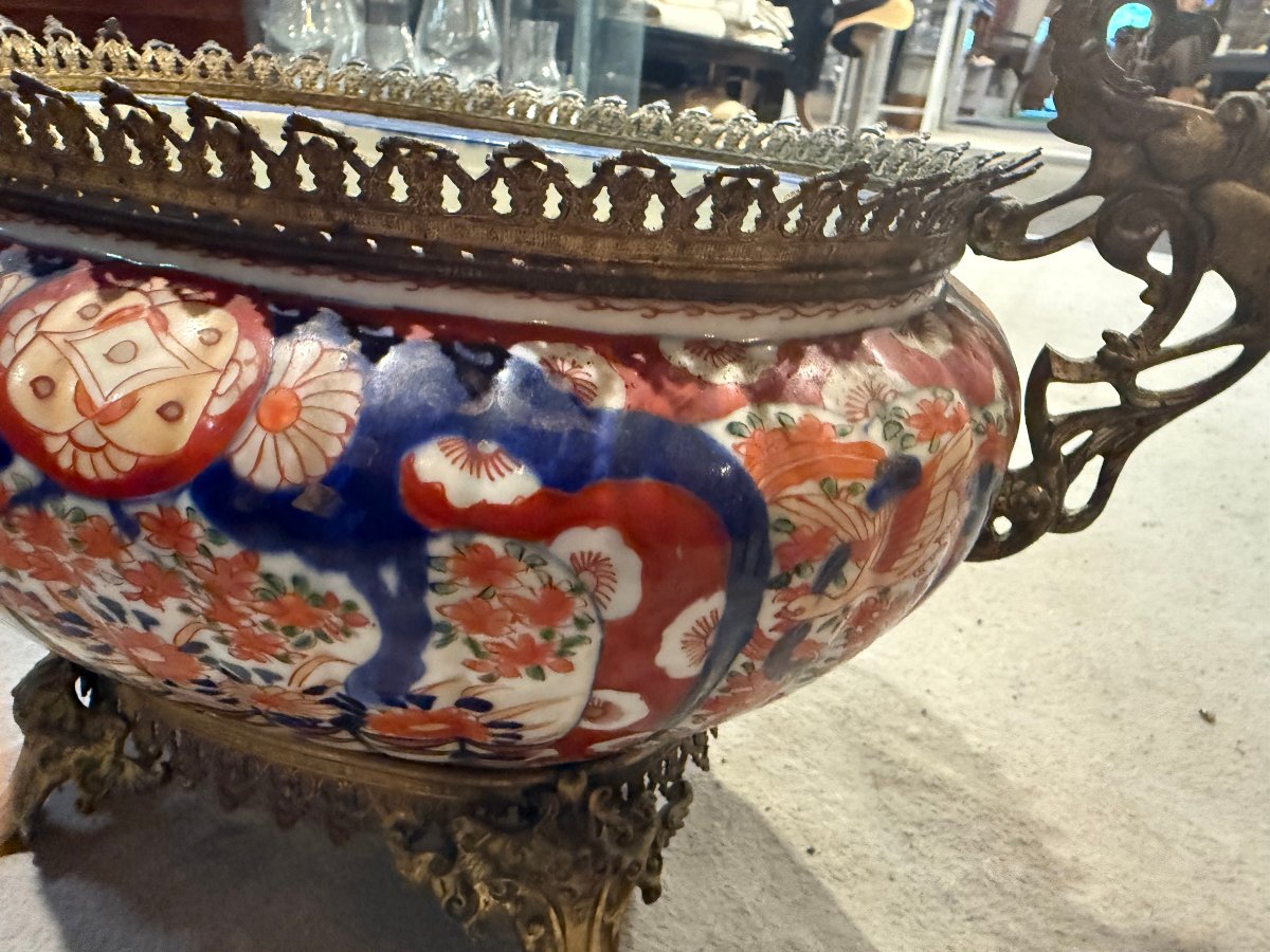 Jardinière en Imari Japon-photo-3