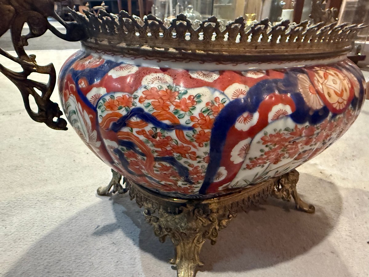 Jardinière en Imari Japon-photo-1