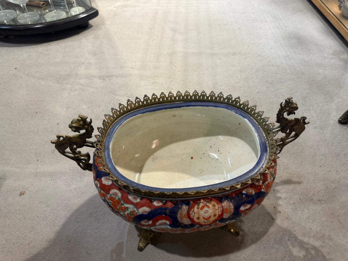 Jardinière en Imari Japon-photo-2