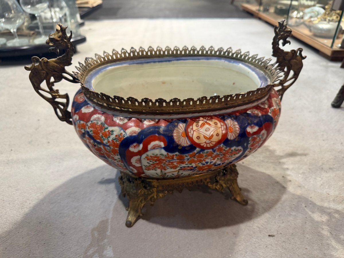 Jardinière en Imari Japon