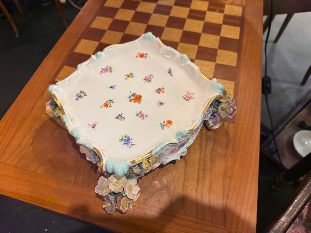 Meissen Pendulum Base Or Centerpiece-photo-3