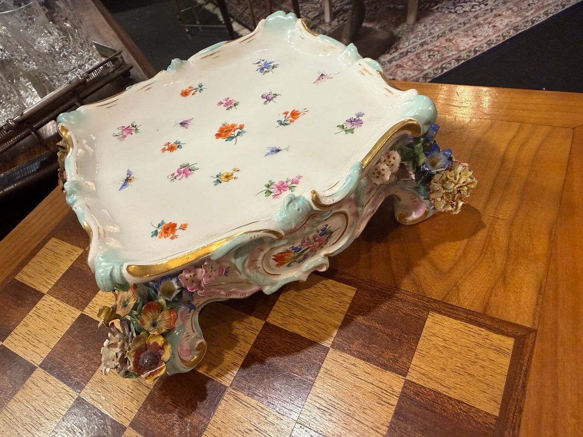 Meissen Pendulum Base Or Centerpiece-photo-4