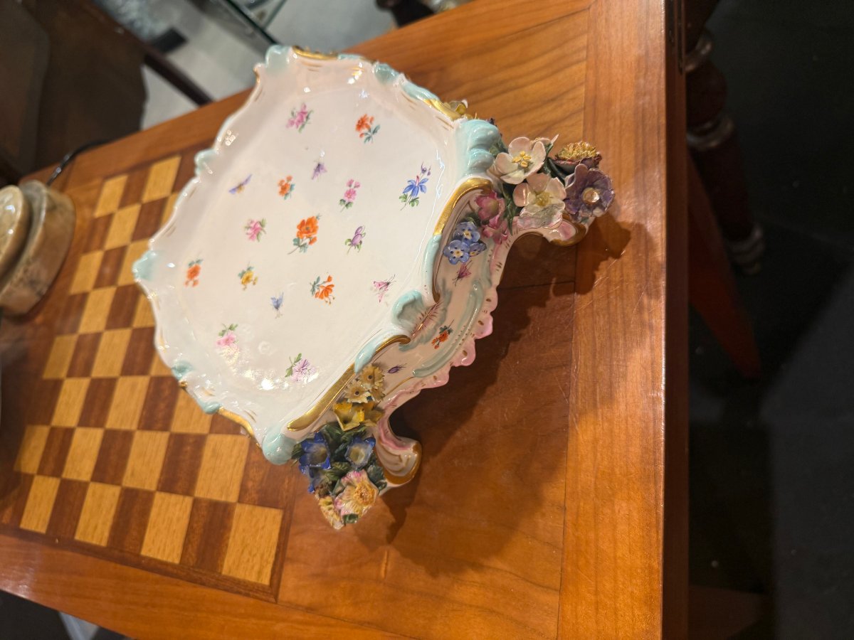 Meissen Pendulum Base Or Centerpiece-photo-1
