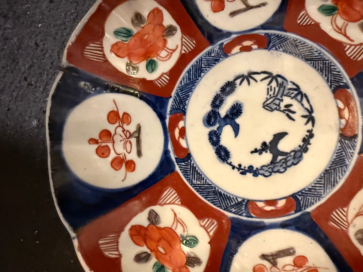 Paire d'assiettes IMARI Japon-photo-2