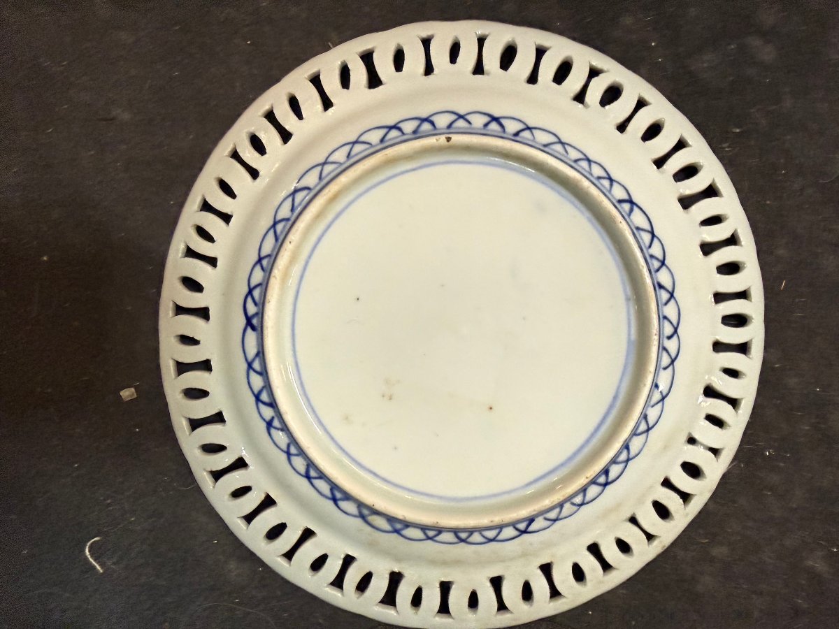 Set Of 8 Imari Plates With Openwork Rims, Japan, Late 19th–early 20th Century-photo-4