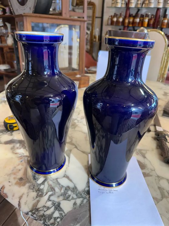 Paire de vase Sèvres -photo-2