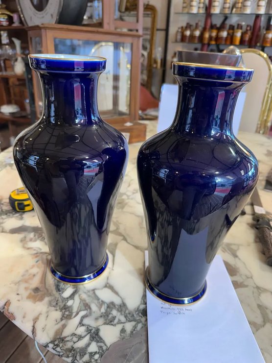 Paire de vase Sèvres -photo-1
