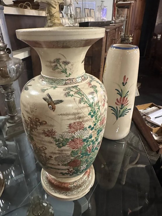 Paire de vases Asiatique-photo-2