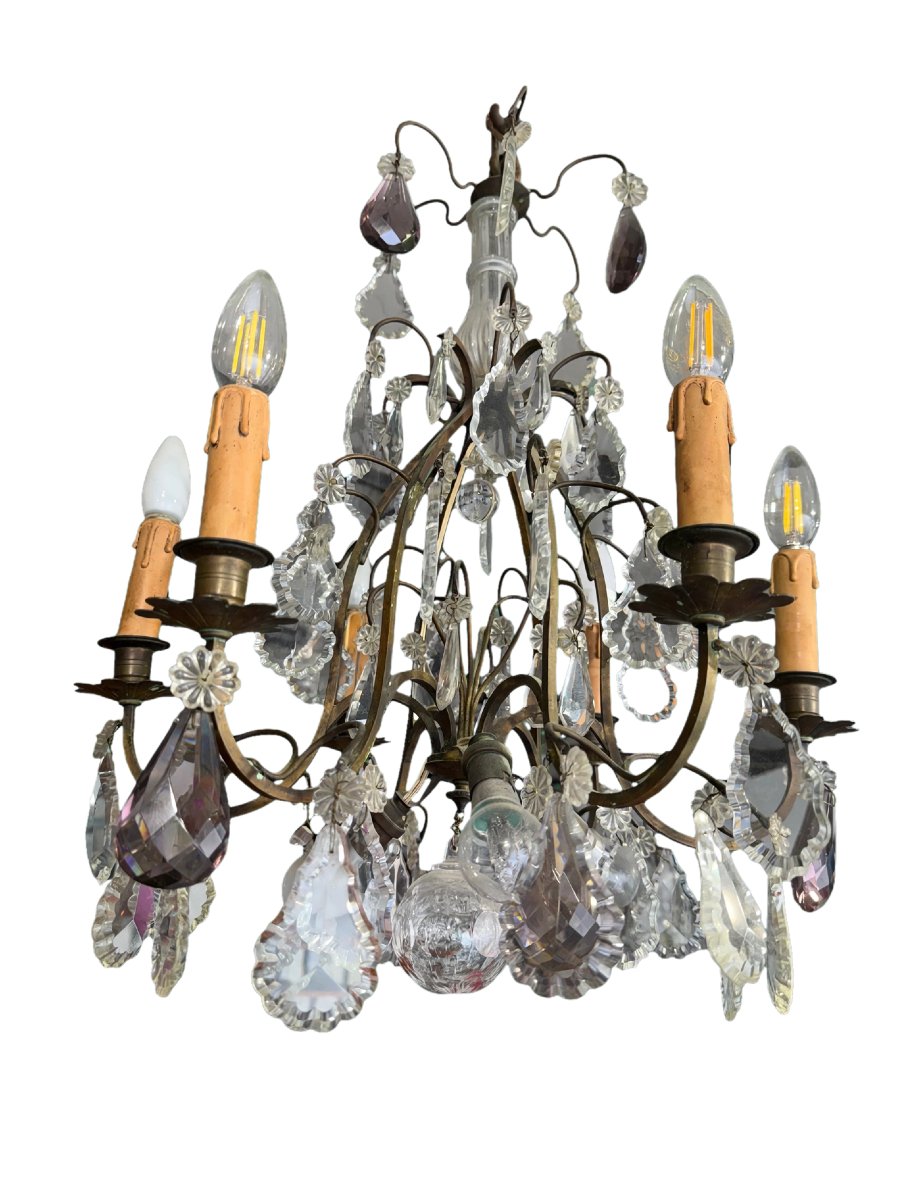 Lustre à cage 9 lumières 
