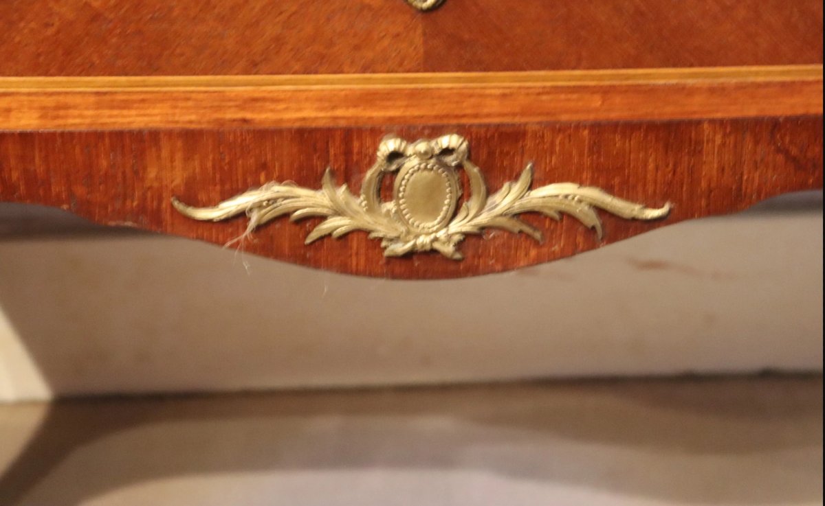 Jump-style Chest Of Drawers Made Of Veneered Wood-photo-2