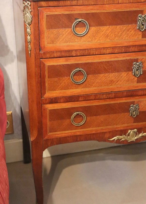 Jump-style Chest Of Drawers Made Of Veneered Wood-photo-4