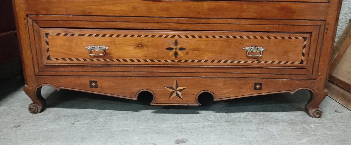 Armoire Louis XV en merisier-photo-4