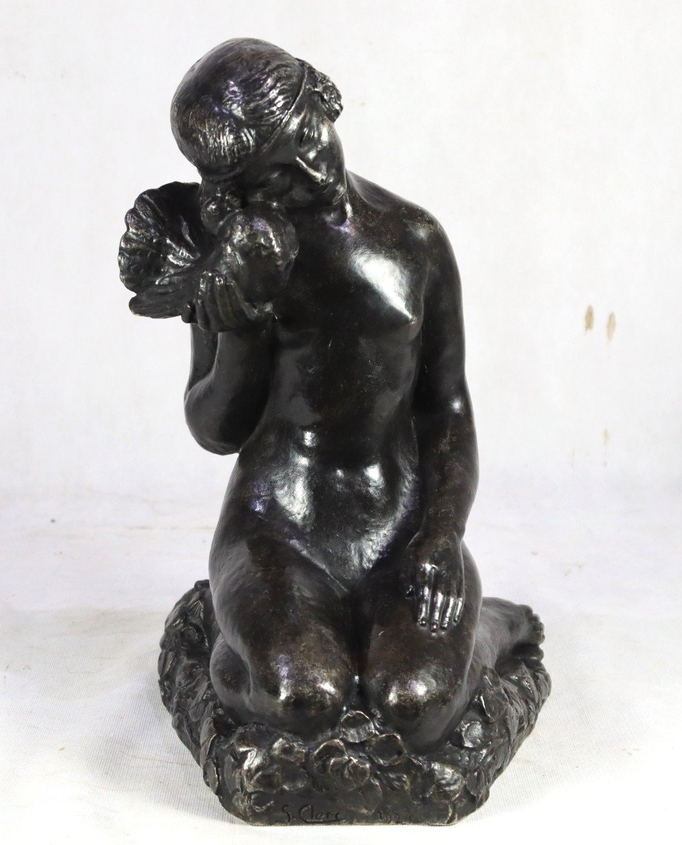 Sylvestre Clerc (1892-1965), Bronze Sculpture -photo-1
