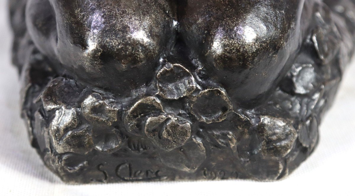Sylvestre Clerc (1892-1965), Bronze Sculpture -photo-3