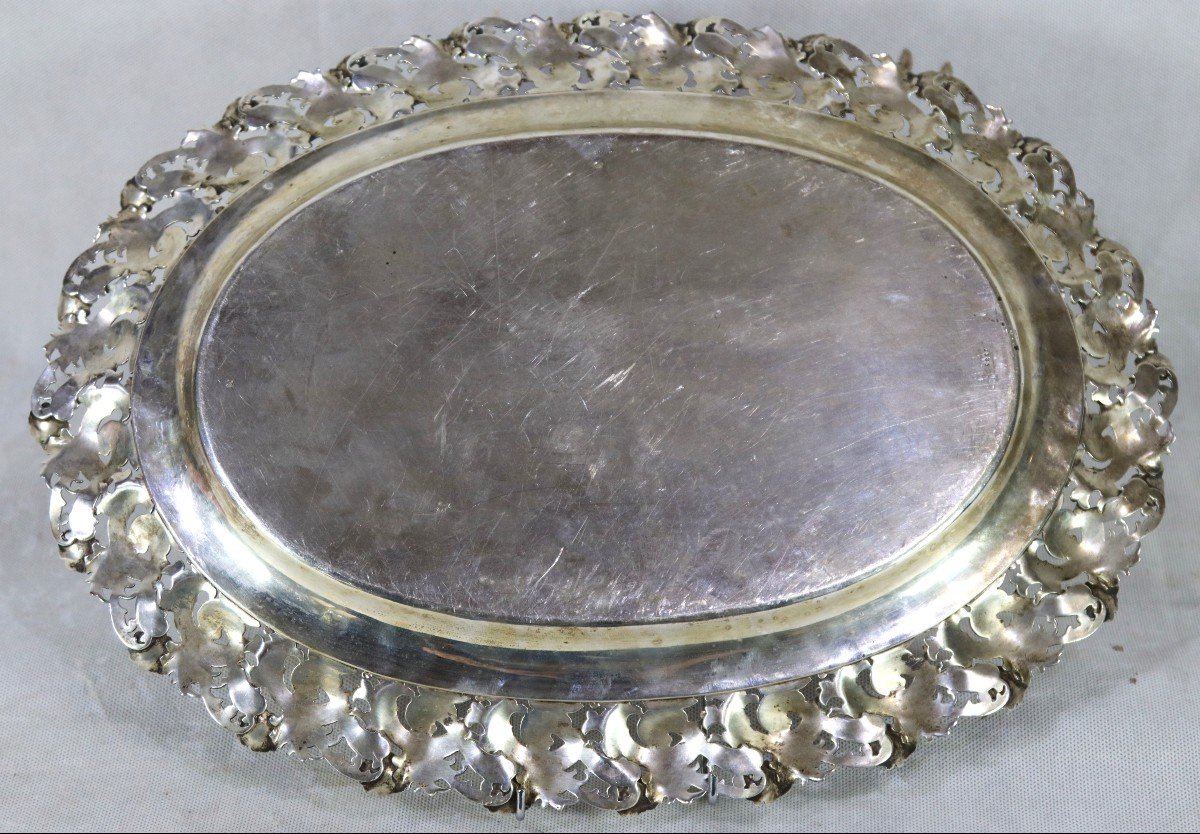 Howard & Co, Oval Dish In Sterling Silver, Nineteenth-photo-4