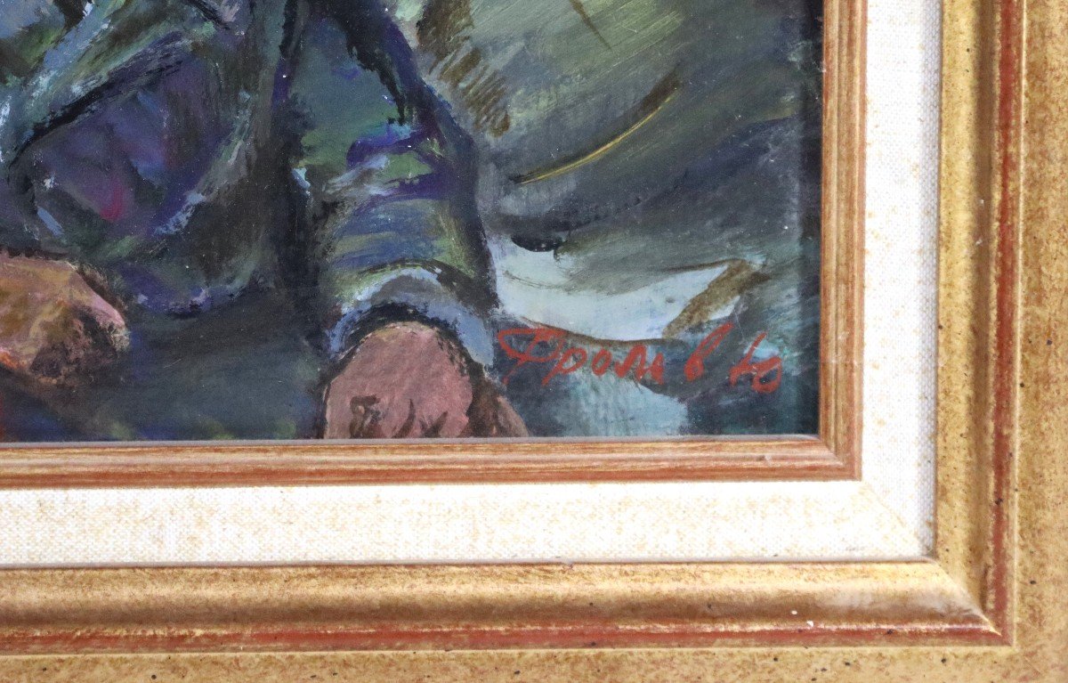 Yuri Frolov (1925-1998), Hsc Painting "lenin Before The Congress", XXth-photo-4