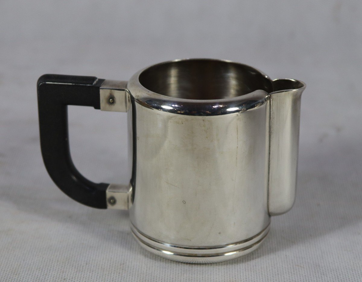 Gallia For Christofle, Art Deco Tea/coffee Service, Circa 1930-photo-5