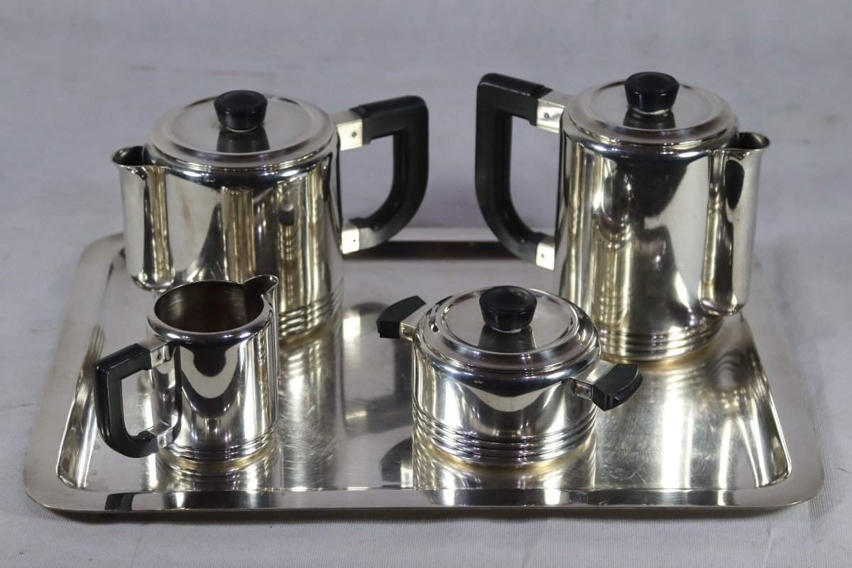 Gallia For Christofle, Art Deco Tea/coffee Service, Circa 1930