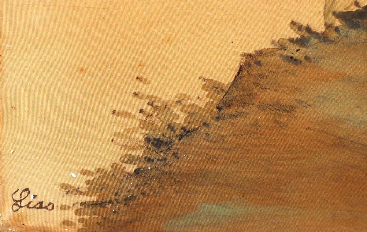 Liao XInxue (1906-1958), Important Ink And Color Painting On Silk "the White Peacocks", 1940-photo-4