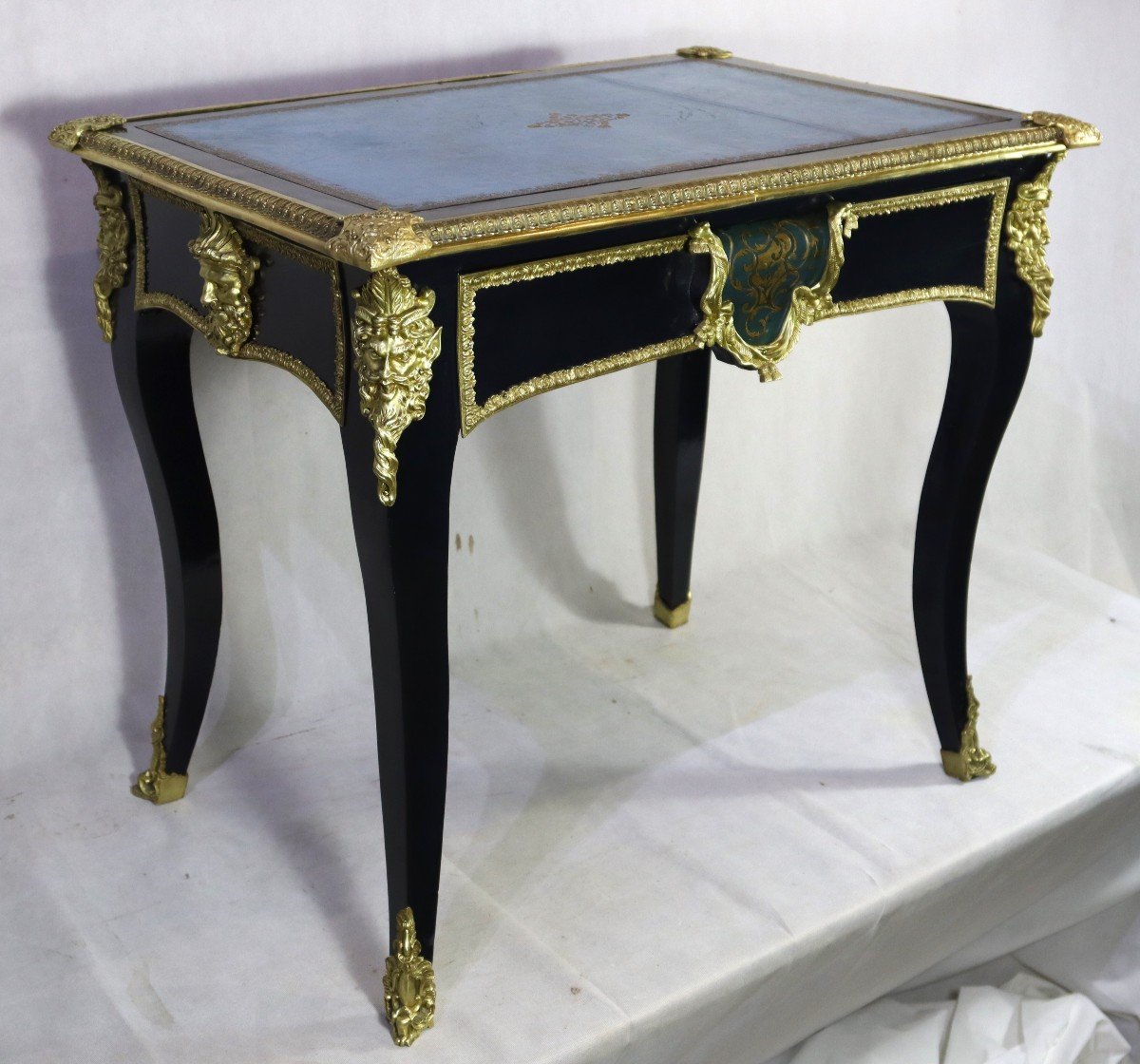 Table bureau Style Louis XIV, époque Nap III, XIXe