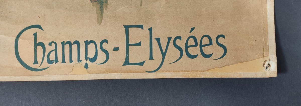 Jules Cheret (1836 - 1932), Poster "champs Elysées Ice Palace", 1895-photo-6