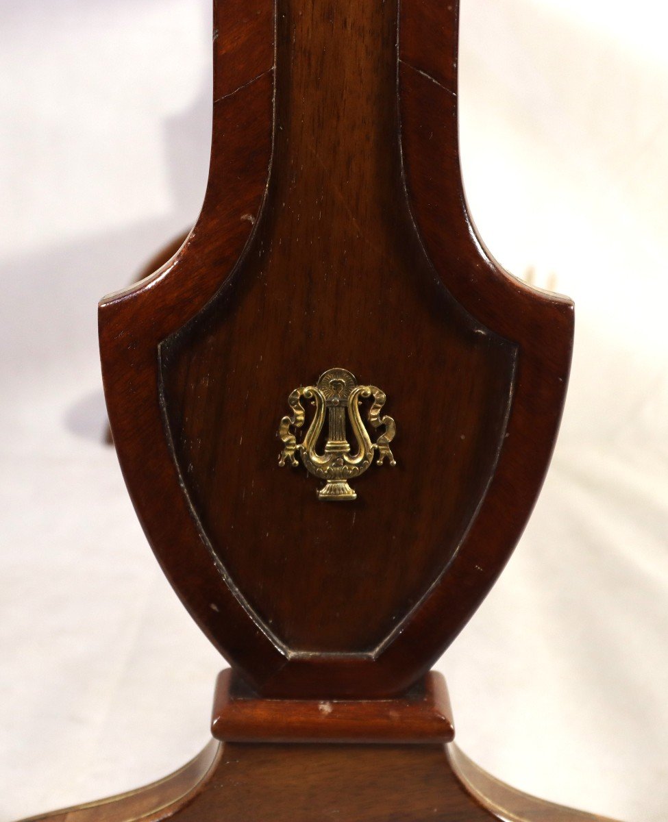 Empty Pocket Table Called Knitter In Mahogany, 19th Century-photo-6