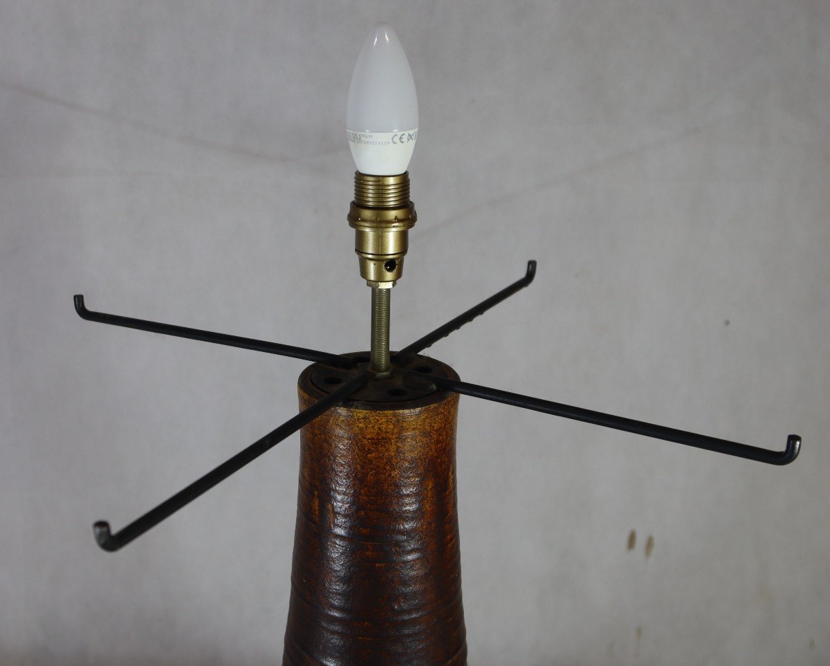 Large Lamp From Ateliers Accolay, 105 Cm, Circa 1960-photo-2