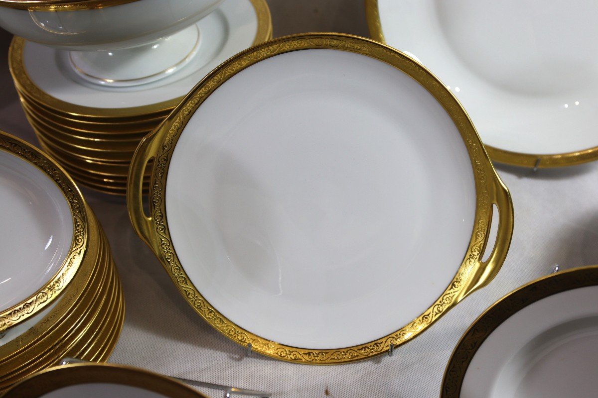 Haviland Limoges, Table Service (82 Pieces), 20th Century-photo-3