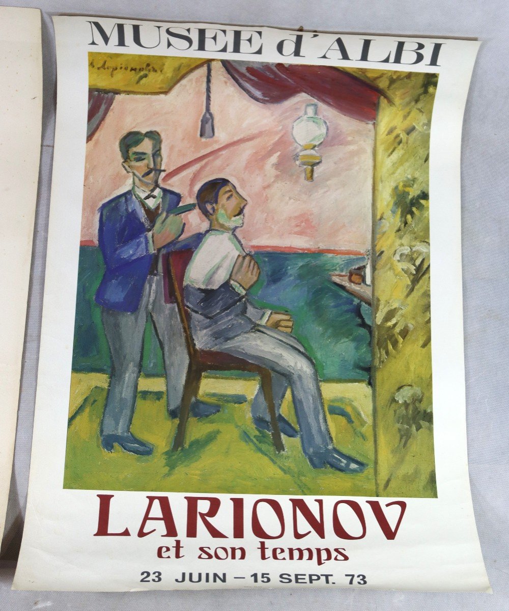 Mikhail Larionov (1881-1964), Affiche Et Lithographie, Vers 1970-photo-2