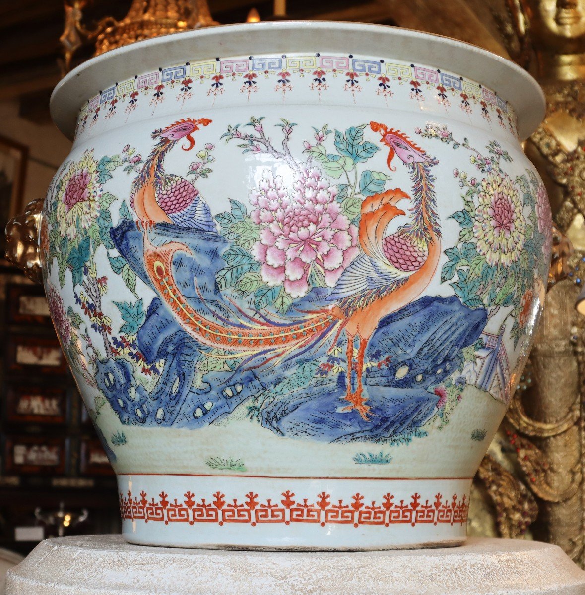 China, Important Porcelain Aquarium, Famille Rose, Late 19th Century-photo-7