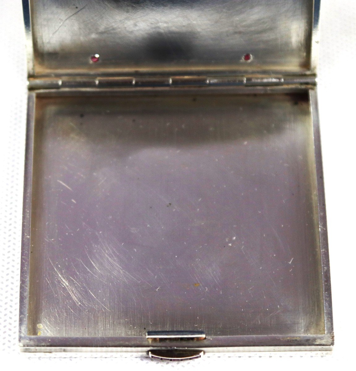 Powder Box In Silver And 18k Gold, 30/40 Period-photo-2