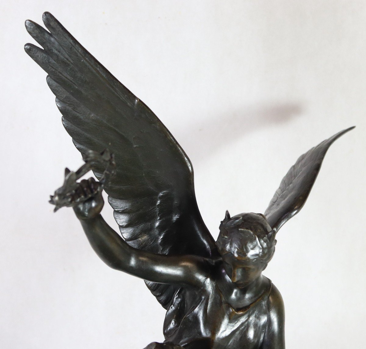Charles Mercie Gantrago (19th-20th Century), Sculpture "the Crowning Victory".-photo-4