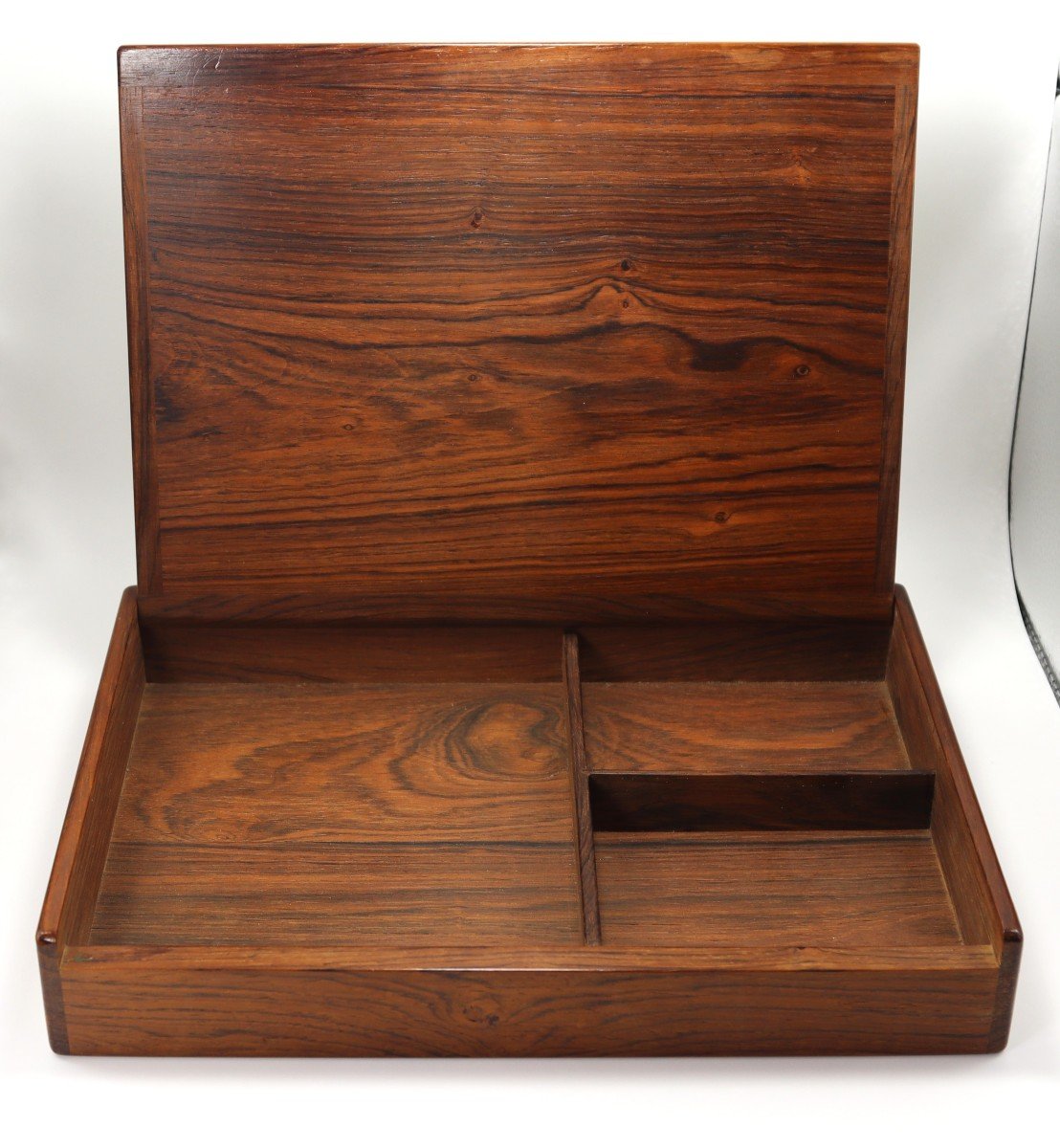 Astrid Wessel ( 1904-1961 ), Coffret En Palissandre  Et Plaque émaillée, XXe-photo-4