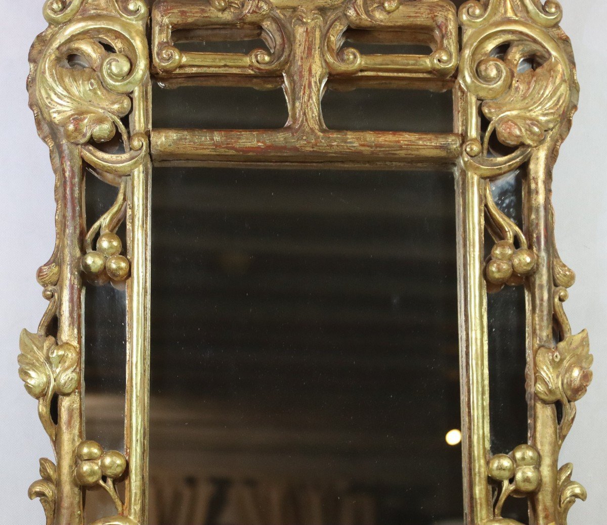 Provençal Mirror "dit De Beaucaire" Louis XV Period, 18th-photo-4