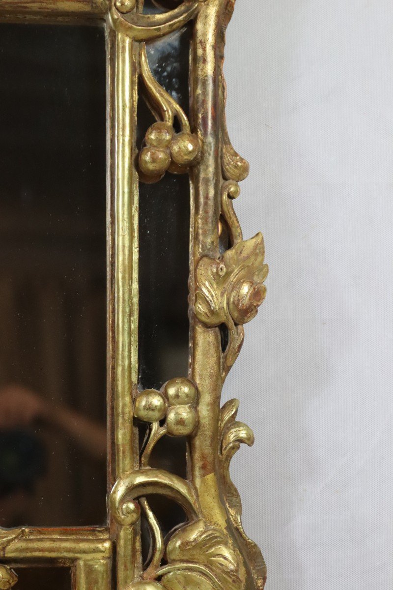 Provençal Mirror "dit De Beaucaire" Louis XV Period, 18th-photo-3