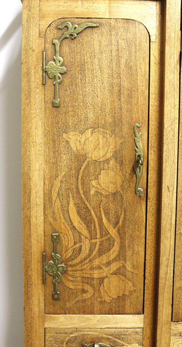 Bureau Bonheur Du Jour, d'époque Art Nouveau, Vers 1900-photo-2