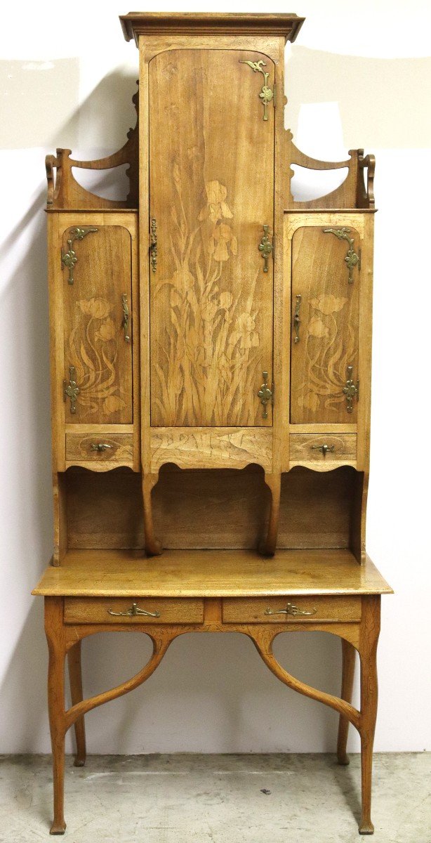 Bureau Bonheur Du Jour, d'époque Art Nouveau, Vers 1900