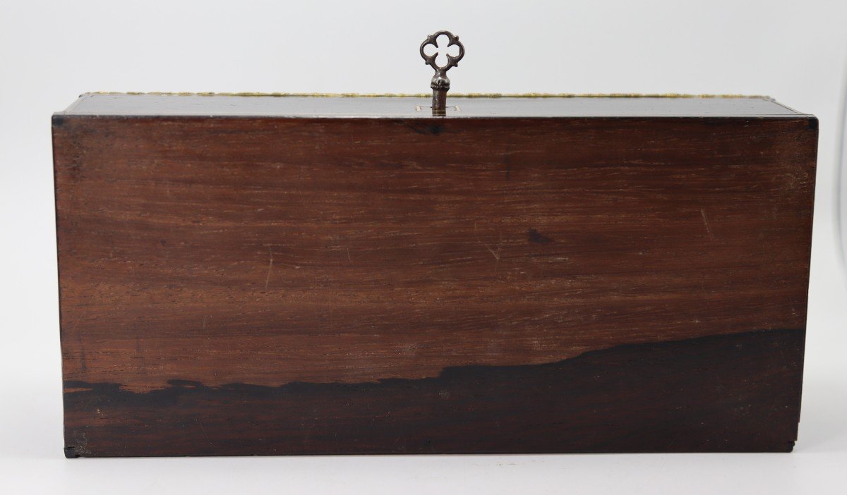 Alphonse Giroux (1776-1848), "filet" Box, Signed, 19th Century-photo-2
