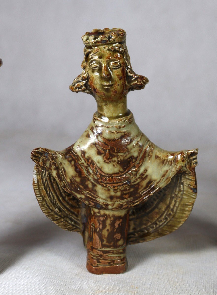 Jean Lerat (1913-1992), Jacqueline Lerat (1920-2009), Set Of 9 Nativity Figures, 1950-photo-3