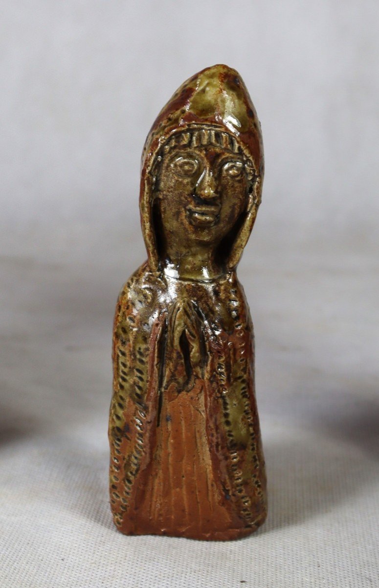 Jean Lerat (1913-1992), Jacqueline Lerat (1920-2009), Set Of 9 Nativity Figures, 1950-photo-1